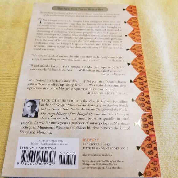 Genghis Khan and the making of the modern world paperback book - Picture 2 of 6